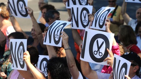 Manifestaci&oacuten Multitudinaria en Madrid contra los Recortes y la Austeridad