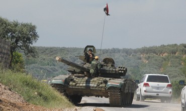 Tres Tanques Sirios entran en los Altos del Gol&aacuten Israel Irritado