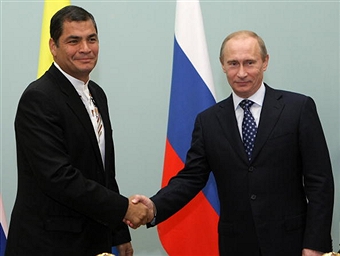 Ecuador y Rusia refuerzan su asociaci&oacuten estratégica
