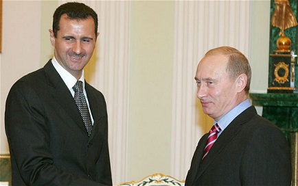 Putin muestra su apoyo a Assad
