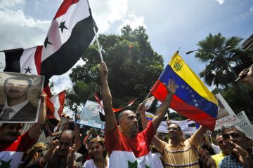 Venezolanos Muestran su Apoyo a Siria