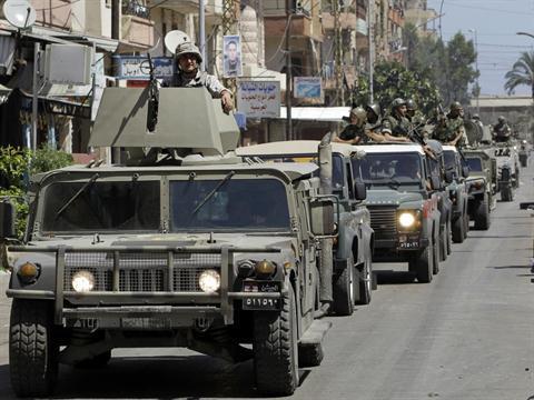 El Ejército libanés toma el control de la ciudad de Tr&iacutepoli durante seis meses