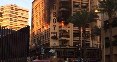 Explosión en un hotel en Beirut. Grupo takfiri reivindica