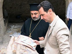 Assad visita Maalula