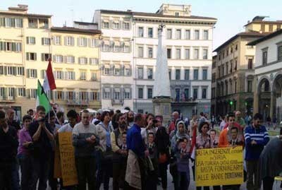 Manifestaciones de Solidaridad con Siria en Italia y Francia