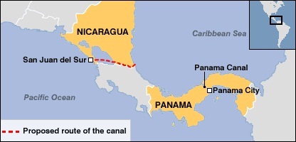 Rusia y China construirán canal en Nicaragua