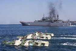 Barcos rusos realizarán maniobras en el Mediterráneo