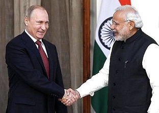 India recibe a presidente de Rusia y gobernador de Crimea. EEUU irritado