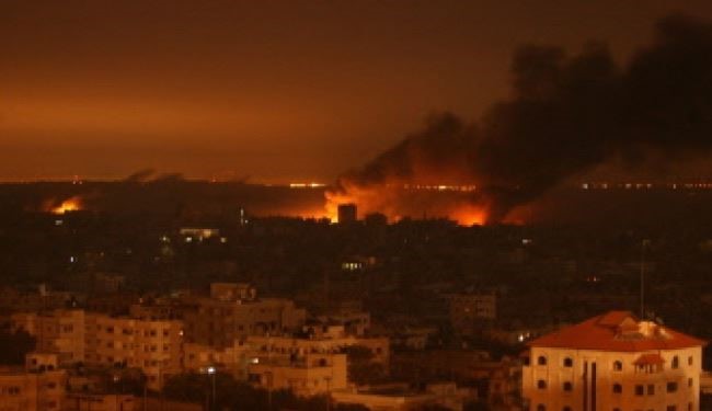 Aviación israelí bombardea 34 puntos en Gaza

