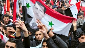 Manifestaciones de apoyo a Assad y al Ejército en varias ciudades sirias