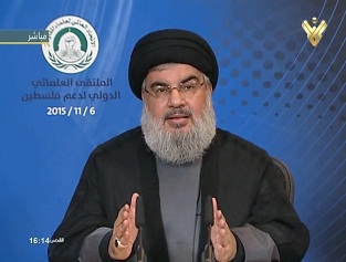 Sayyed Nasralá: Los pueblos árabes e islámicos deben apoyar la intifada
