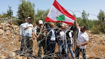 Residentes libaneses impiden a israelíes apropiarse de un terreno en Shebaa
