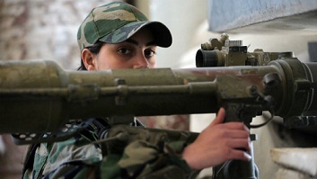 Las mujeres sirias en las trincheras del combate contra el terrorismo
