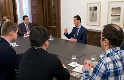 Assad favorable a una gran presencia rusa en Siria
