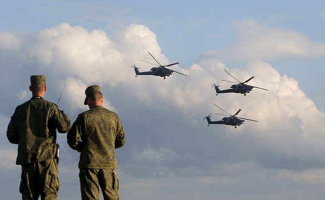 EEUU “detecta” cuatro helicópteros rusos en aeródromo sirio