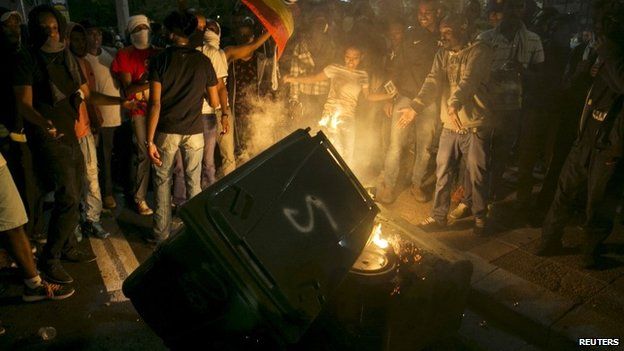 Decenas de heridos en las manifestaciones de protesta de los israelíes negros