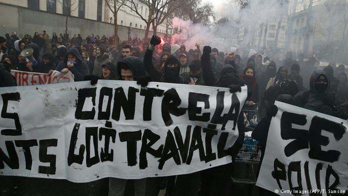 Francia: Grandes manifestaciones contra la ley de reforma laboral