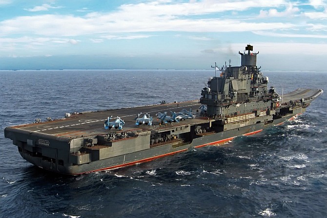 Rusia enviará a su portaaviones, el Almirante Kuznetsov, a aguas sirias