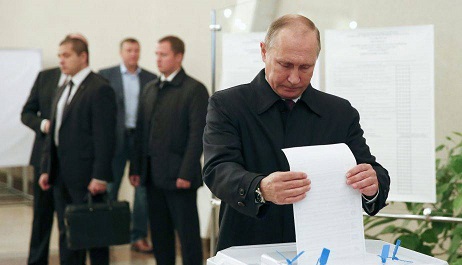 Partido pro-Putin arrasa en las elecciones legislativas rusas