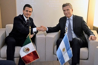 Peña y Macri promueven giro de Argentina hacia Alianza del Pacífico
