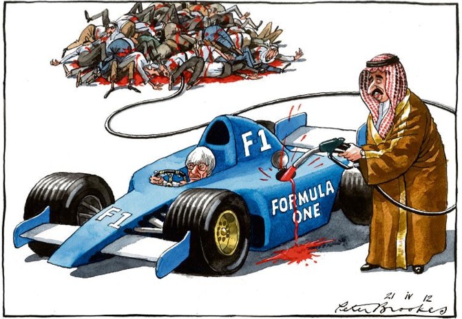 Fórmula-1 sangrienta en Bahrein