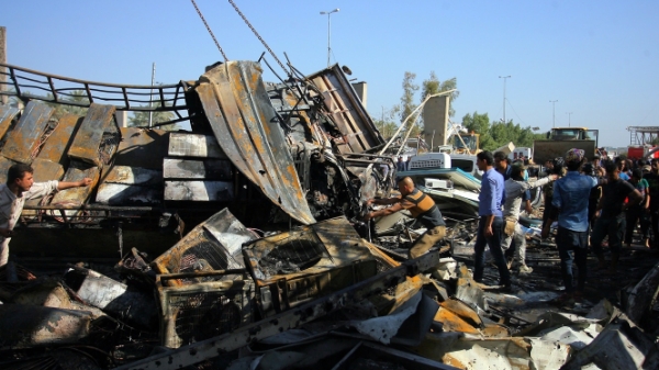 Atentado del EI mata a 60 personas al sur de Bagdad