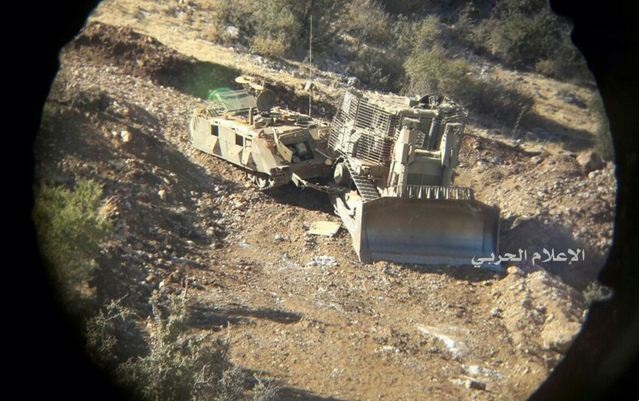 Israelíes construyen ruta dentro del territorio ocupado libanés de Shebaa