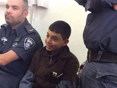 Israel condena a niño palestino de 14 años a 6 años de prisión