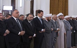 Assad viaja a Homs para asistir a ceremonia del Eid el Fitr
