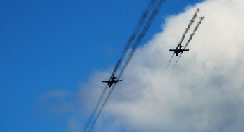 Aviones rusos arrasan centros terroristas en Alepo, Damasco e Idleb
