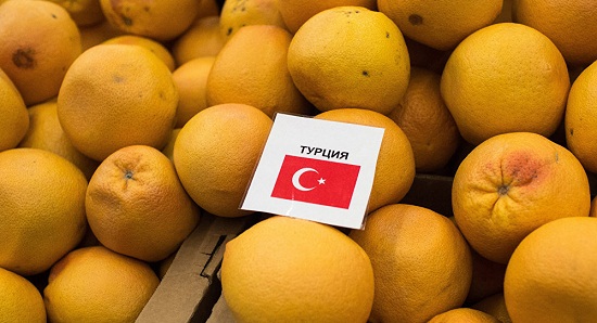 Rusia prohíbe importación de alimentos turcos
