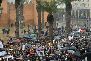 Marroqu&iacutees Piden Libertad y Justicia Social