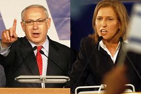 Livni: Netanyahu y Barak, una Amenaza para Israel
