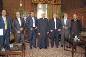 Una Delegaci&oacuten Iraní y Otra de Hezbolá Visitan al Mufti de Egipto