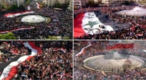 Manifestaciones Monstruo en Siria contra la Decisi&oacuten de la Liga Arabe